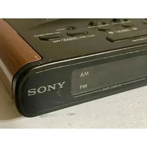 Sony Dream Machine AM/FM Digital Alarm Clock Radio Green LED Display ICF-C430